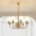 Evanthe lysekrone glas | Fioriscas