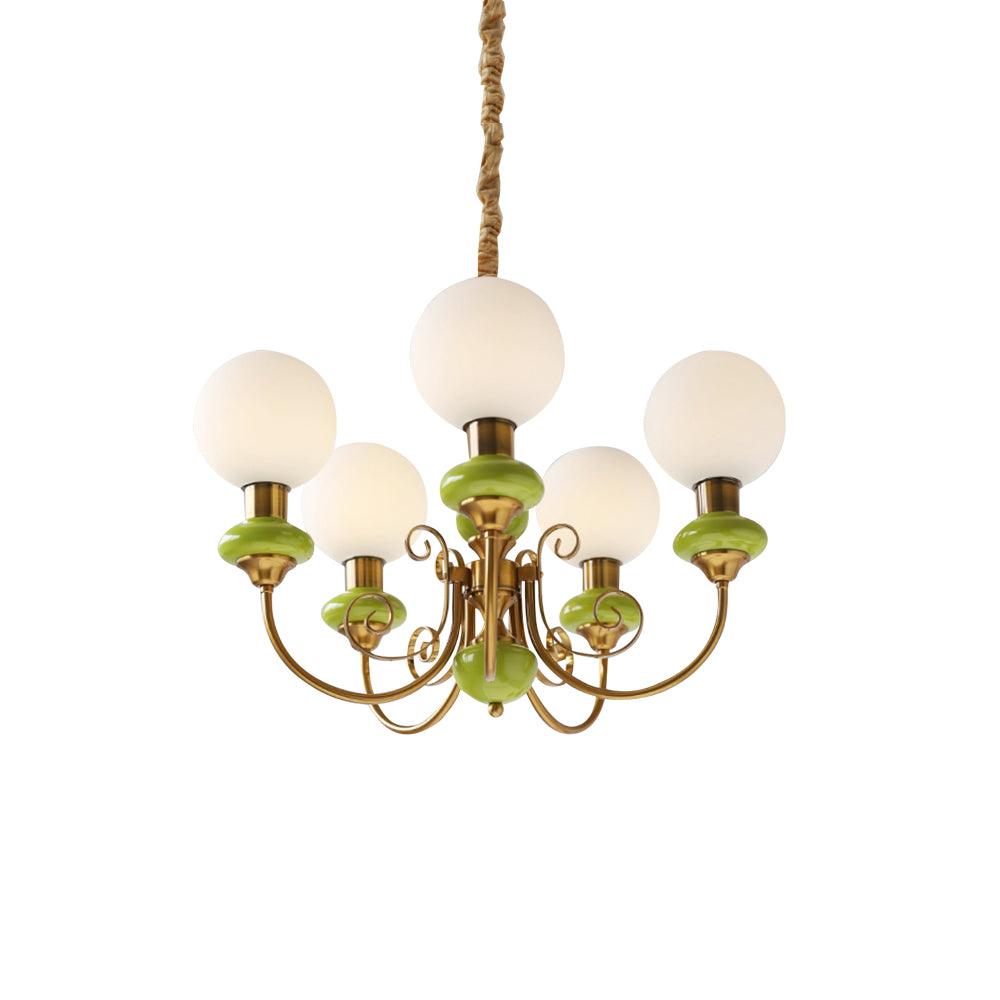 Evanthe lysekrone glas | Fioriscas
