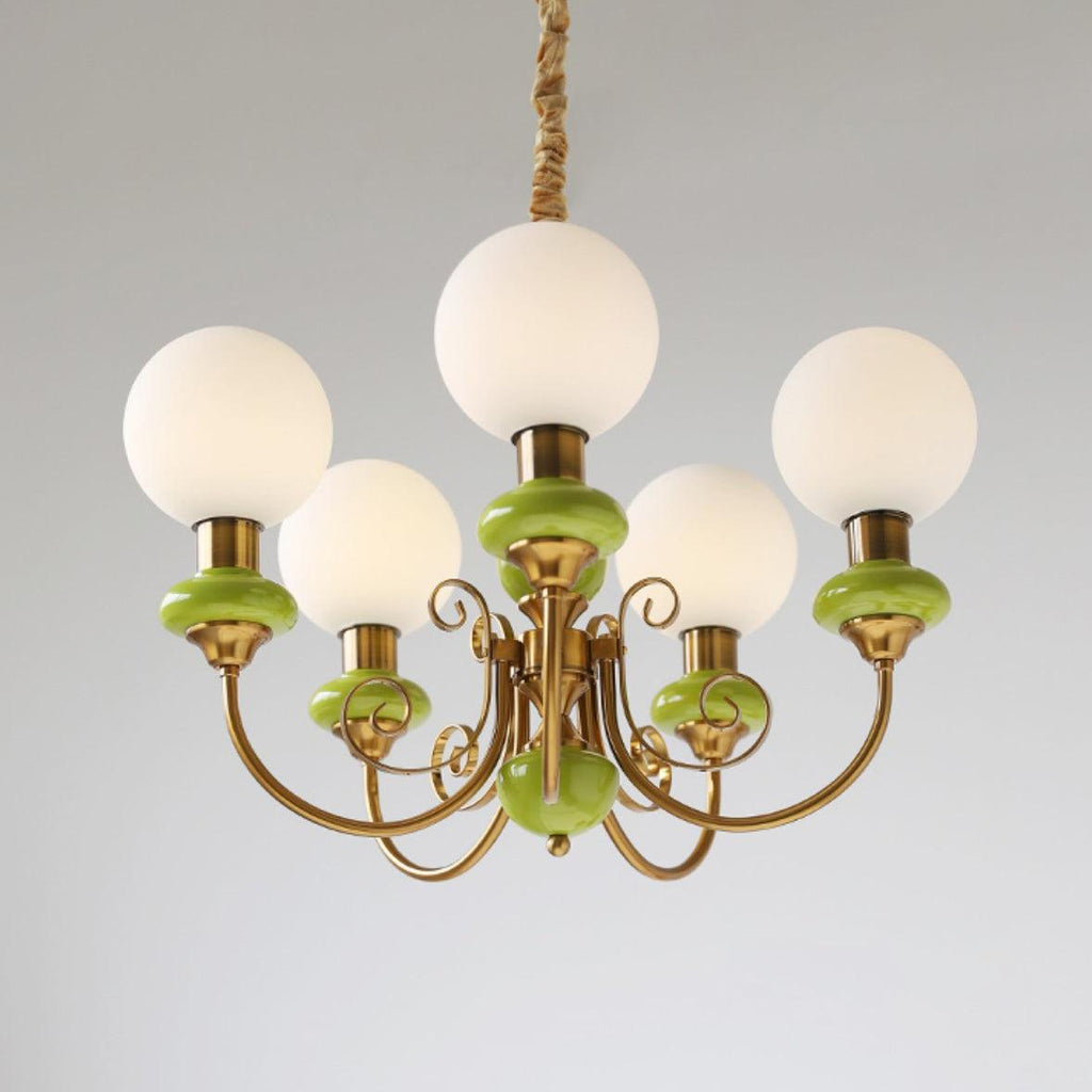 Evanthe lysekrone glas | Fioriscas