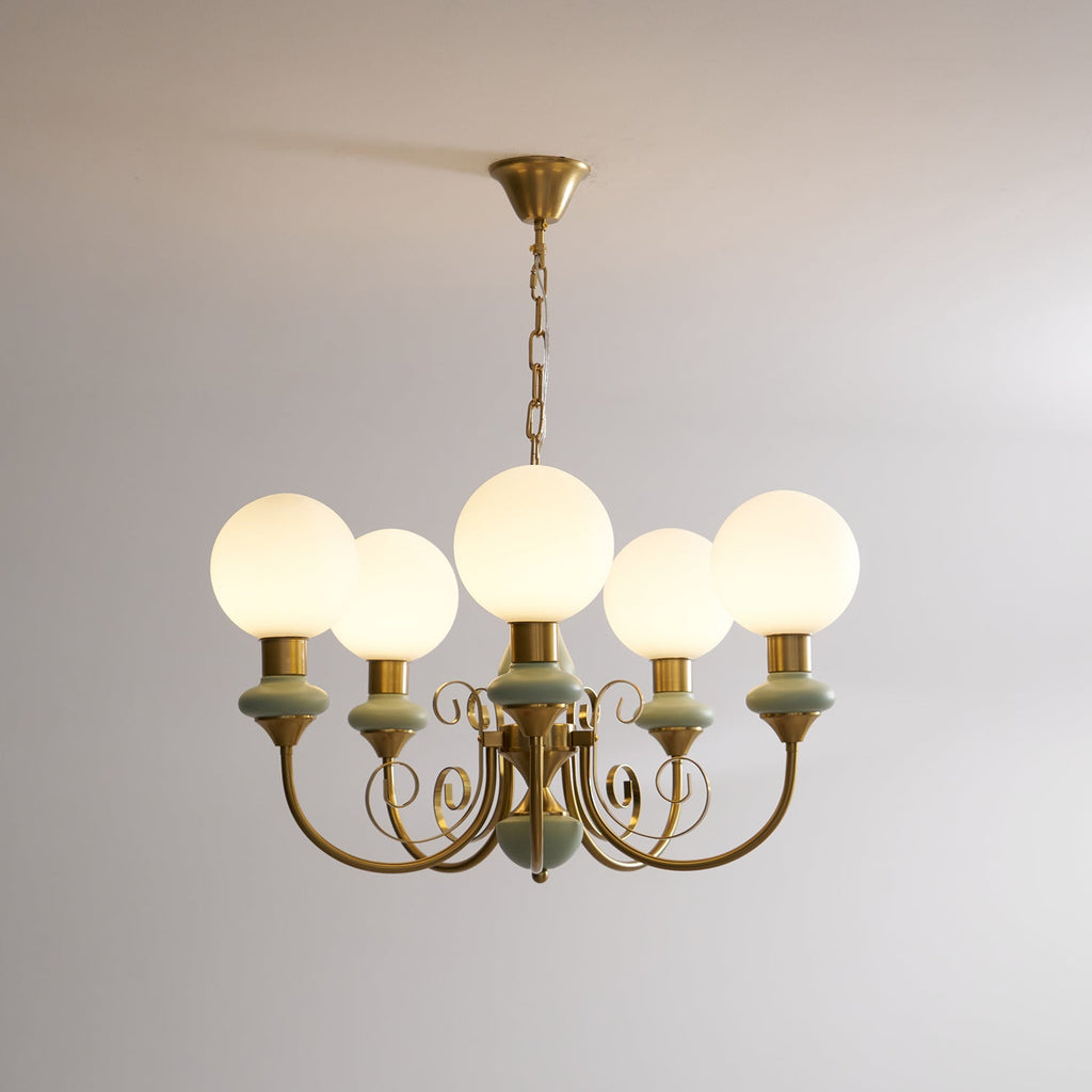 Evanthe lysekrone glas | Fioriscas