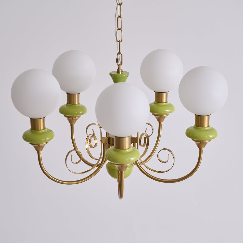 Evanthe lysekrone glas | Fioriscas