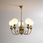 Evanthe lysekrone glas | Fioriscas