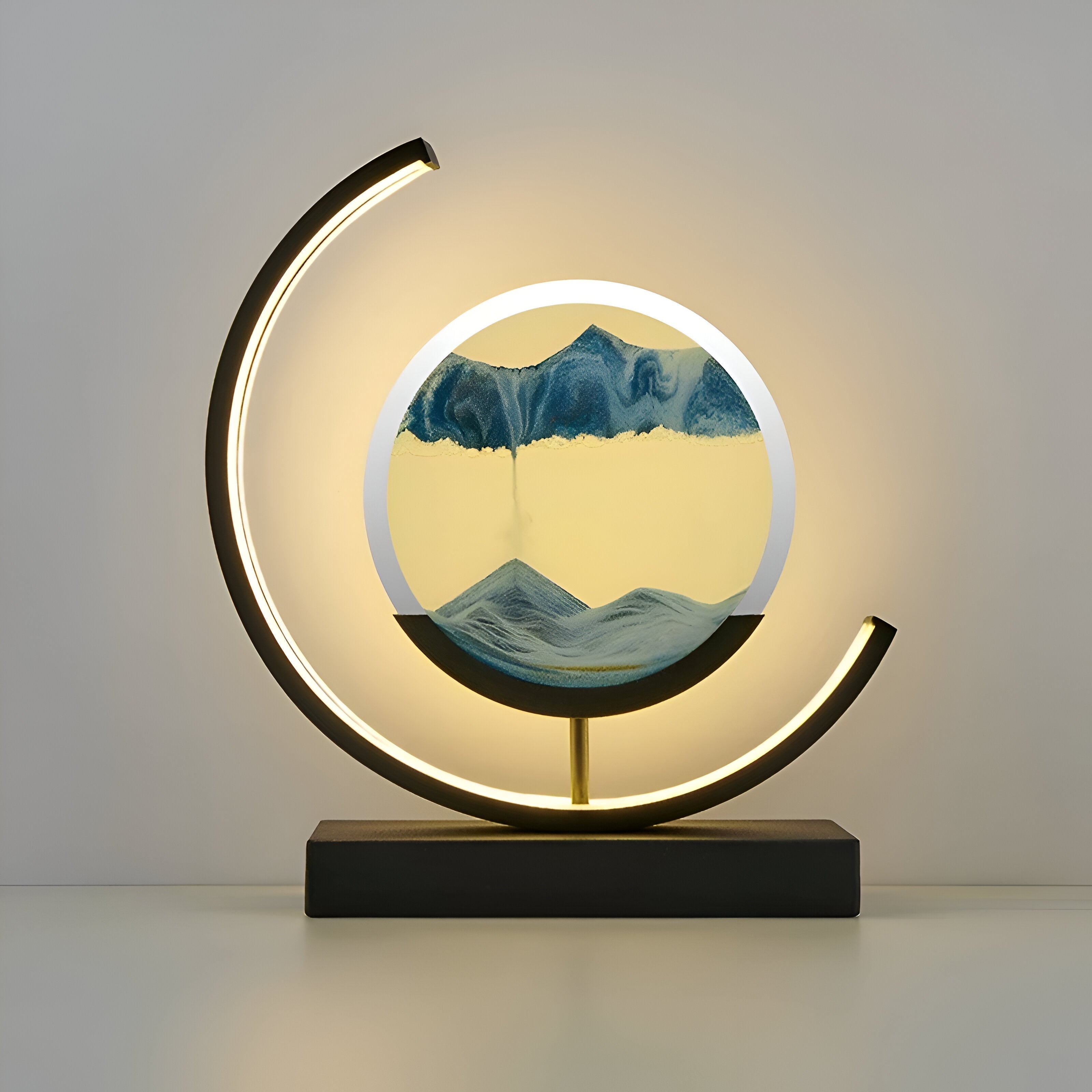 Lampe LED d’art du sable CalmSands avec application et télécommande, 4 couleurs
