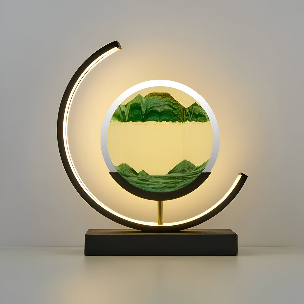 Lampe LED d’art du sable CalmSands avec application et télécommande, 4 couleurs