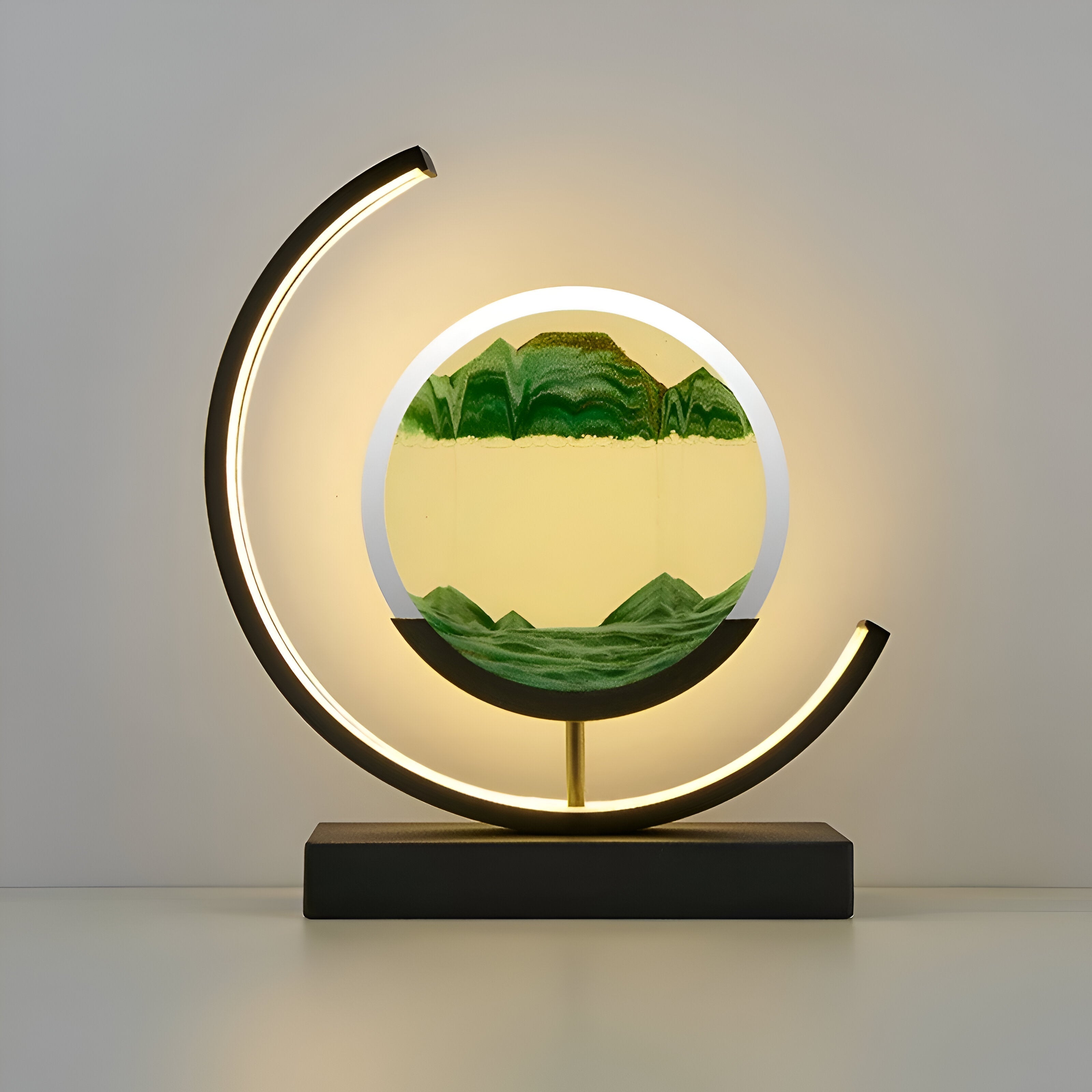 Lampe LED d’art du sable CalmSands avec application et télécommande, 4 couleurs