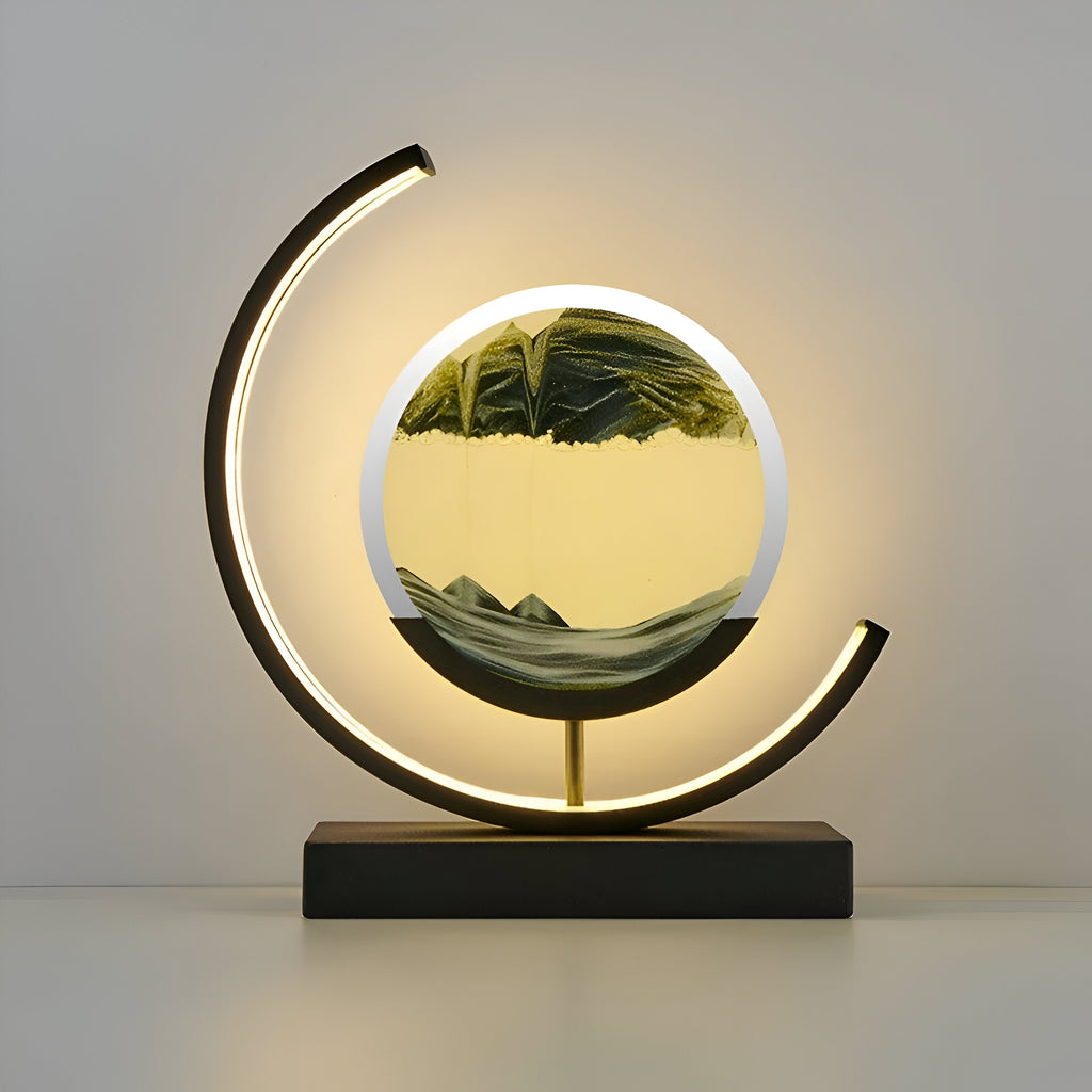 Lampe LED d’art du sable CalmSands avec application et télécommande, 4 couleurs