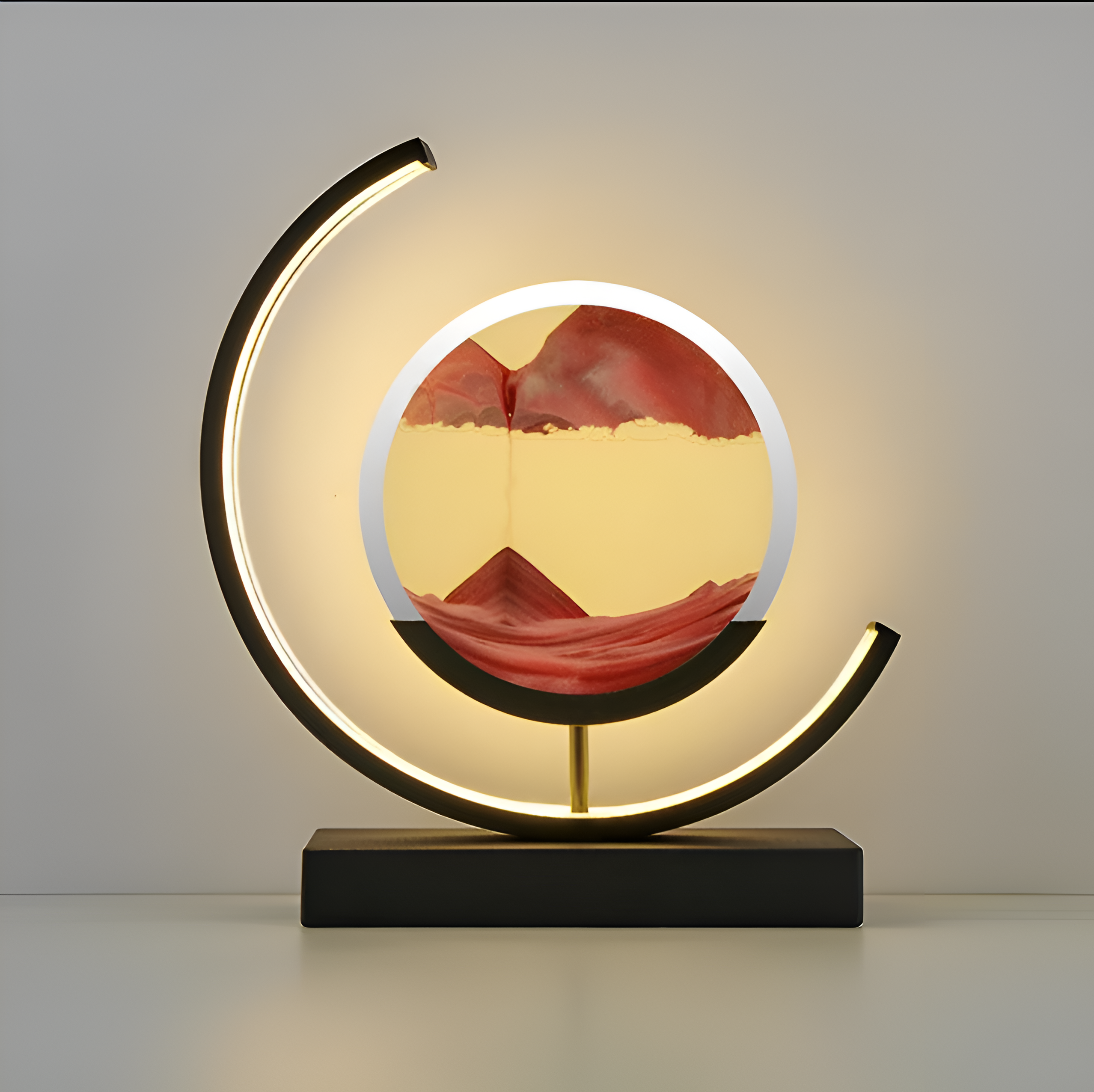 Lampe LED d’art du sable CalmSands avec application et télécommande, 4 couleurs