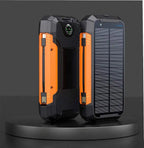 Batterie externe solaire 30 000mAh EclipseVolt, étanche avec recharge sans fil Qi