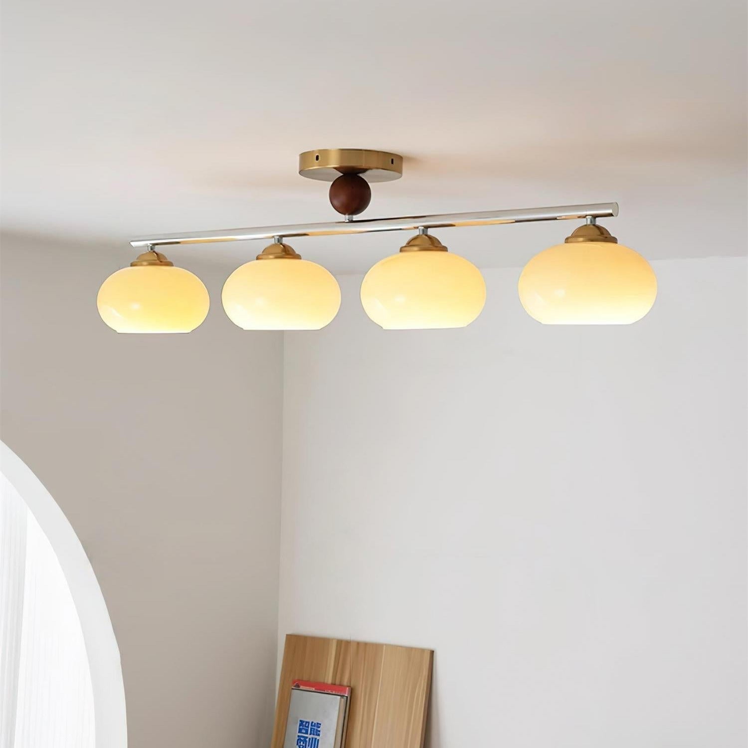 Charlotte Modern Glass Ceiling Light | Fioriscas