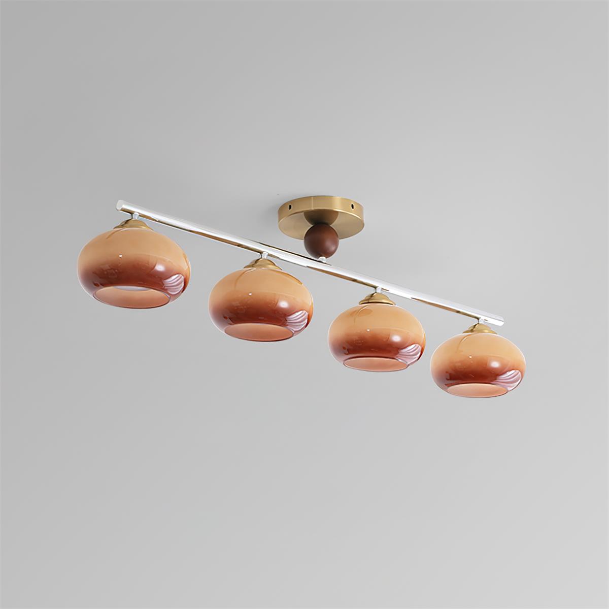 Charlotte Modern Glass Ceiling Light | Fioriscas