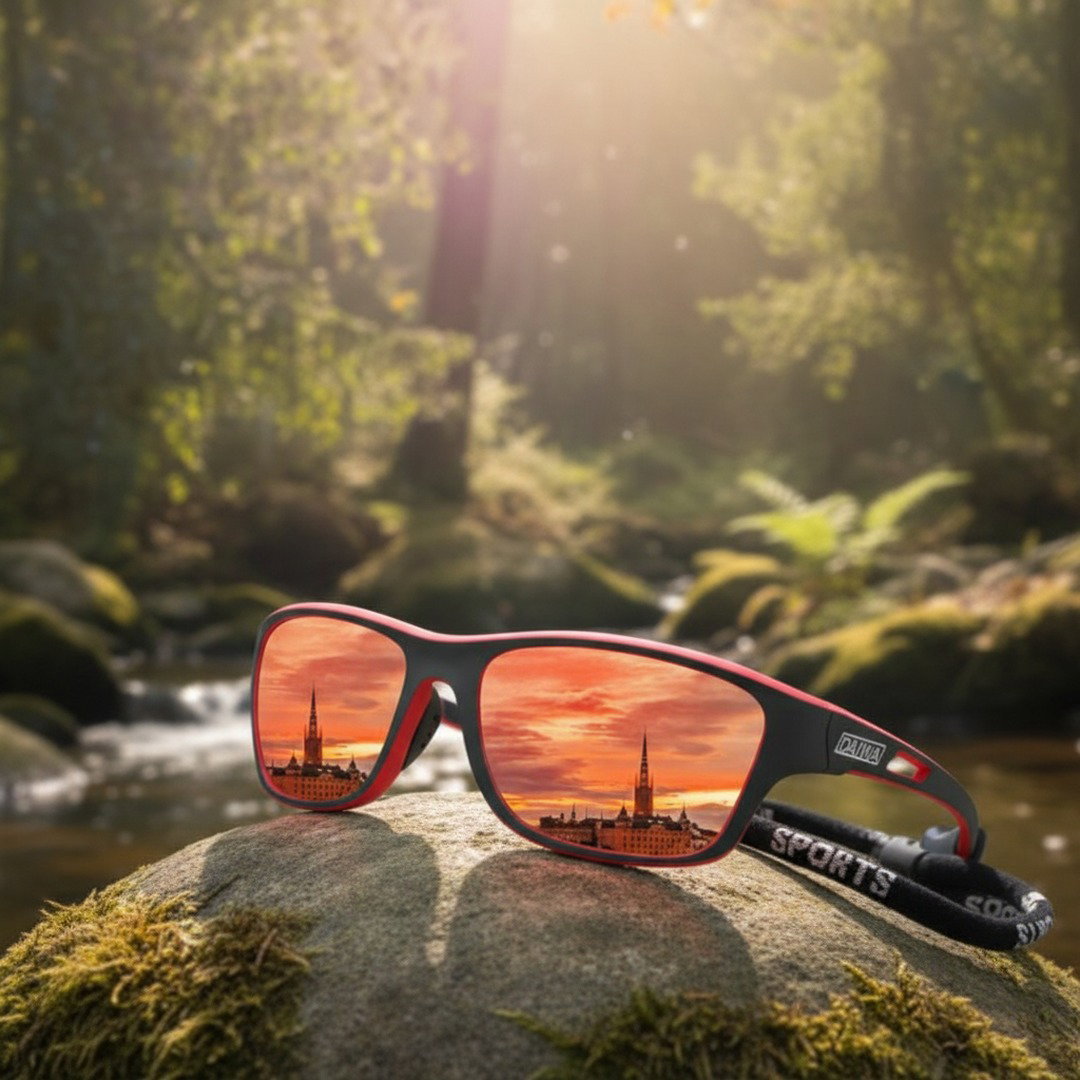 Ochelari de ciclism polarizați și ușori, cu protecție UV400, pentru sporturi active în aer liber | Fioriscas