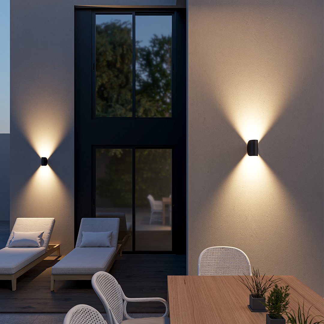 Væglampe, SolaraGlow-diffuseret varm LED-væglampe til stuen