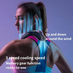 Semiconductor Neck Fan With Active Cooling For Outdoor Wear