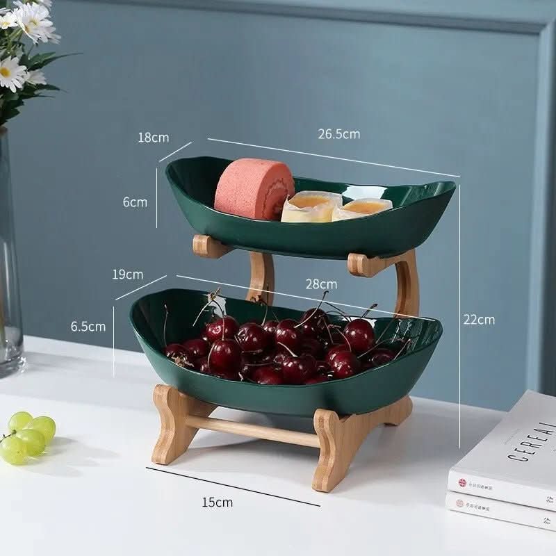 3-tier | Stylish Storage for Kitchen & Dining Table | Metal Organizer - Fioriscas