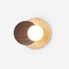 Ritta Wall Lamp Overlapping Travertine - Neutralighting