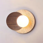 Lampada da parete Ritta in travertino sovrapposto | Fioriscas