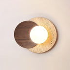 Lampada da parete Ritta in travertino sovrapposto | Fioriscas