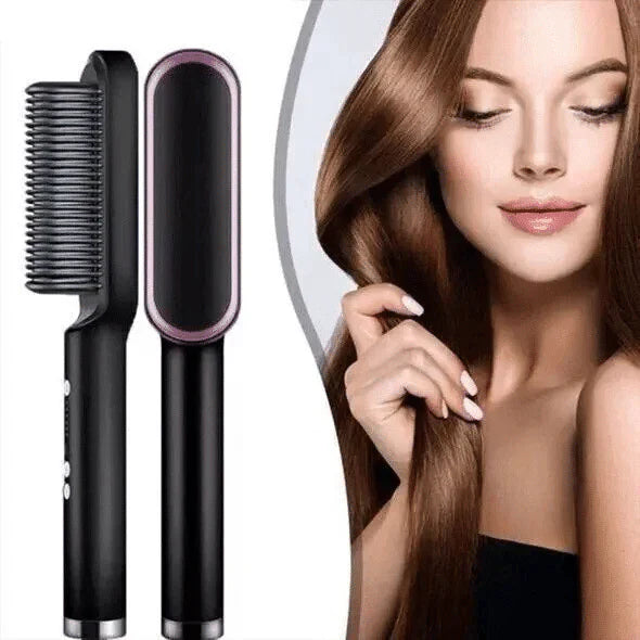 Smoothing Hair Straightening Comb Styler For Silky Manageable Hair