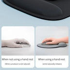 Relieving colored mouse pad with thick non-slip EVA support - Fioriscas