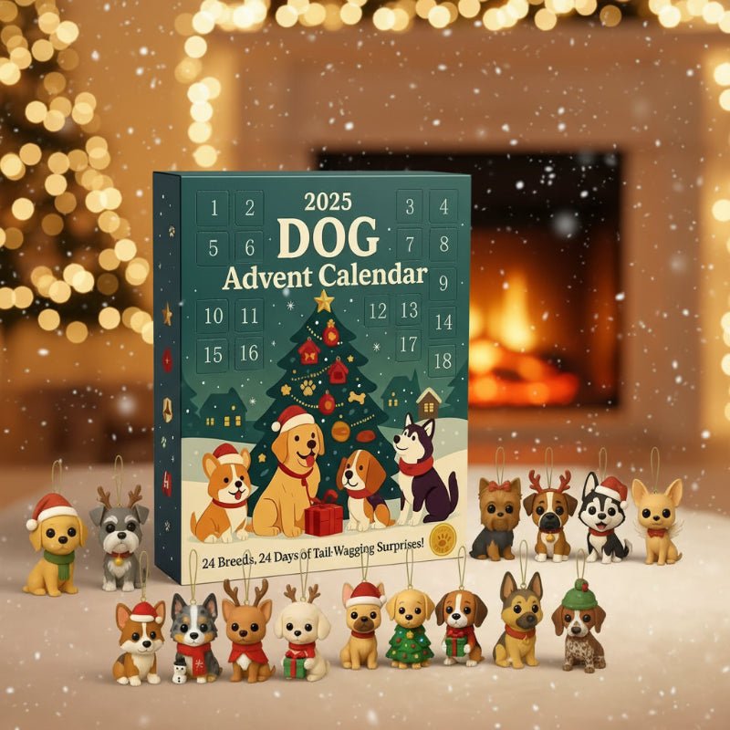 Advent calendar for dogs with 24 festive toys - Fioriscas
