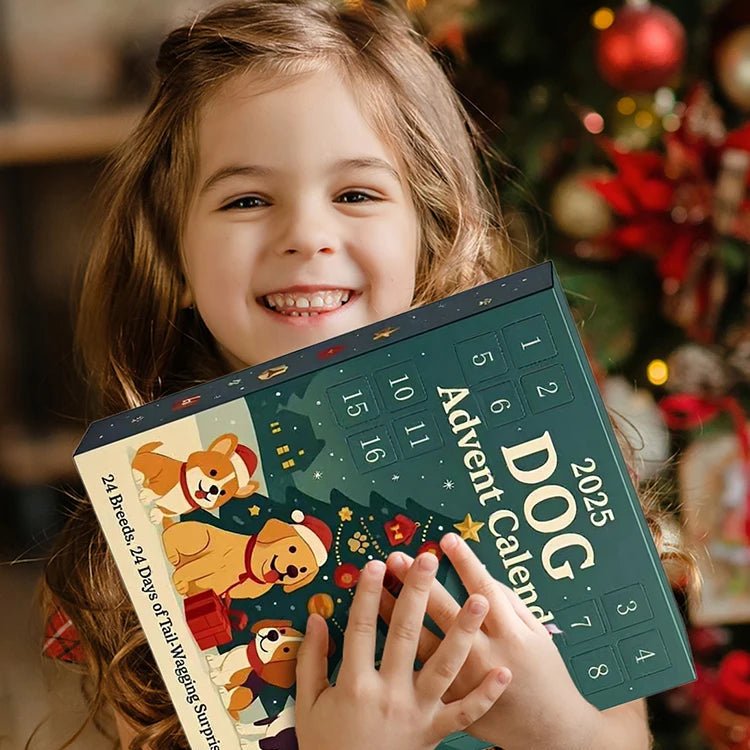 Advent calendar for dogs with 24 festive toys - Fioriscas