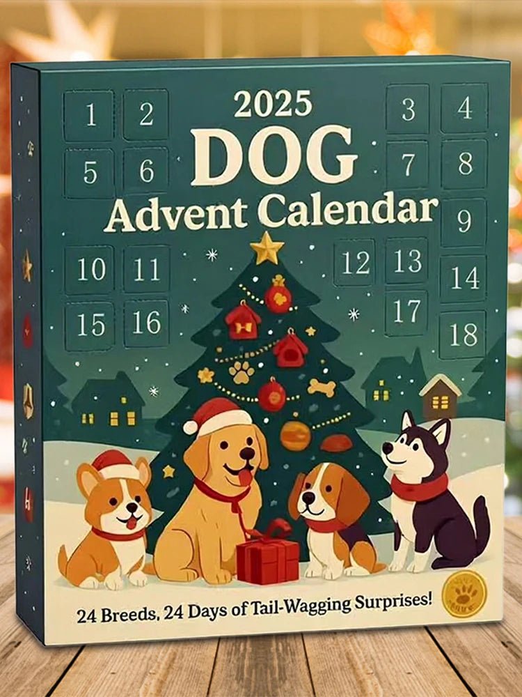 Advent calendar for dogs with 24 festive toys - Fioriscas