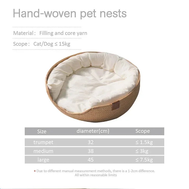 Milieuvriendelijke kattenbank met ademend katoendesign - Fioriscas