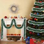 Premium Green Decorative Ribbon for Wreaths and Christmas Tree Decoration - Fioriscas
