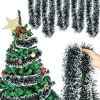 Premium Green Decorative Ribbon for Wreaths and Christmas Tree Decoration - Fioriscas