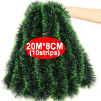 Premium Green Decorative Ribbon for Wreaths and Christmas Tree Decoration - Fioriscas