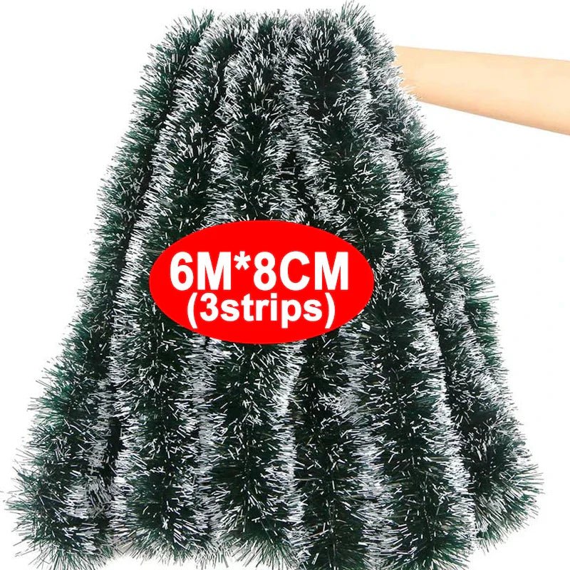 Premium Green Decorative Ribbon for Wreaths and Christmas Tree Decoration - Fioriscas