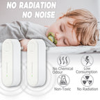 Répulsif anti-moustiques à ultrasons à brancher, lot de 2 pour chambres et couloirs
