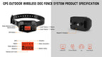 Bezdrátový GPS systém oplocení pro psy, CanineGuard Pro, bez kabelů, bez předplatného