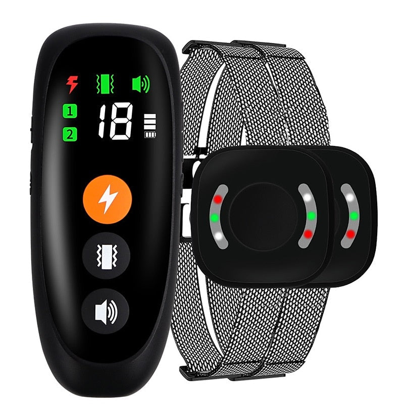 LumaPaw Pro Waterproof Training Collar, Beep, Vibration & Anti-Lost Light Modes