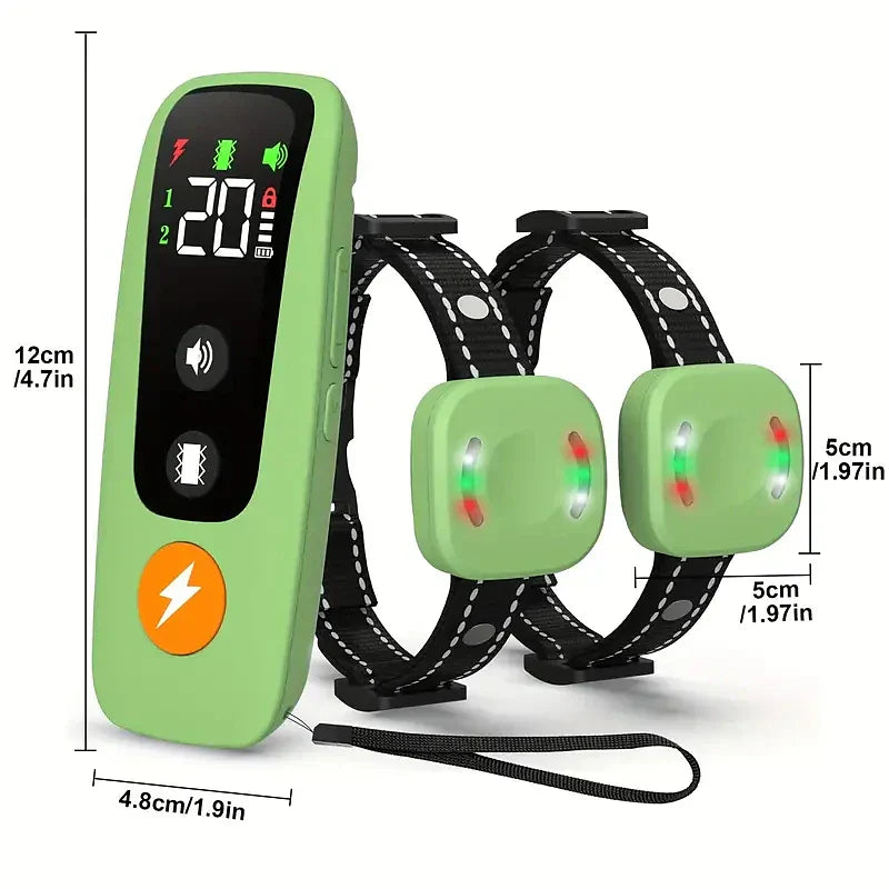 LumaPaw Pro Waterproof Training Collar, Beep, Vibration & Anti-Lost Light Modes