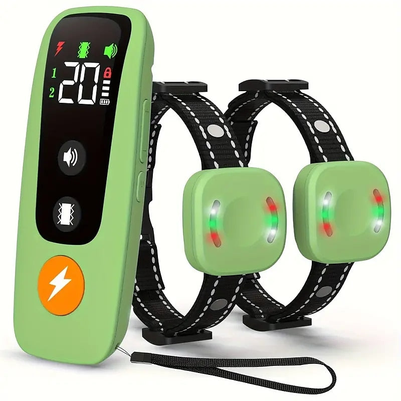 LumaPaw Pro Waterproof Training Collar, Beep, Vibration & Anti-Lost Light Modes