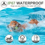 LumaPaw Pro Waterproof Training Collar, Beep, Vibration & Anti-Lost Light Modes