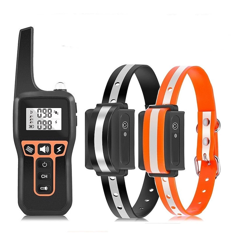 PaceGuard RangePro vandtæt træningshalsbånd til hunde, rækkevidde på 1000 m, bip/vibration/stød