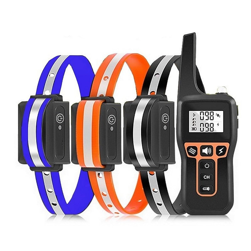 PaceGuard RangePro vandtæt træningshalsbånd til hunde, rækkevidde på 1000 m, bip/vibration/stød