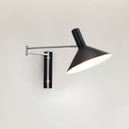 Wall Lamp Modern Adjustable Metal Arm Red Shade Reading Light - Neutralighting