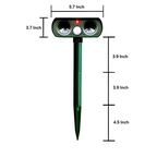 Solar Ultrasonic Outdoor Pest Repeller Motion Activated