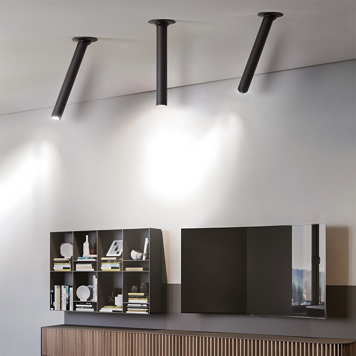 NovaGlow Modern Aluminum Ceiling Light With 60 Degree Adjustable Tilt