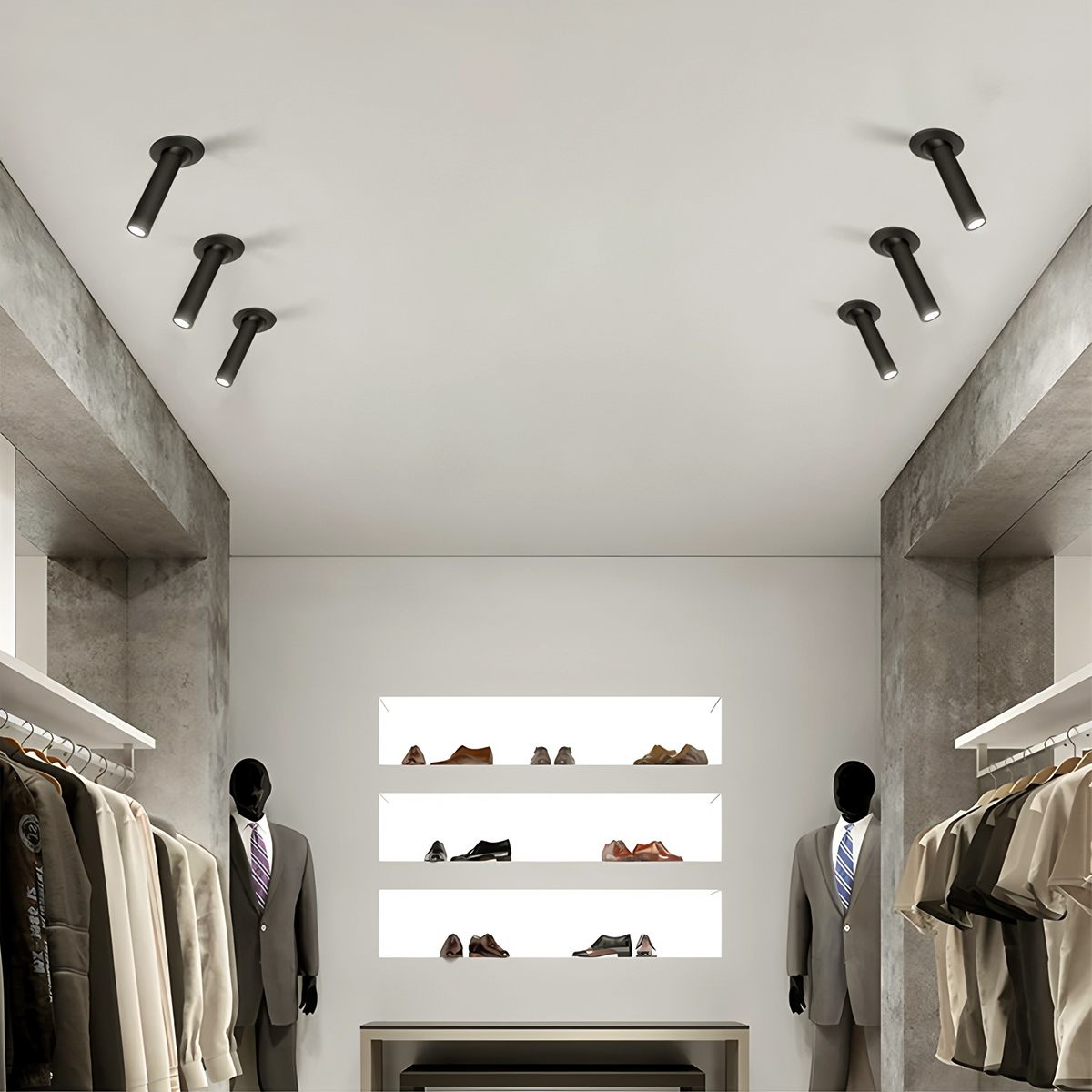 NovaGlow Modern Aluminum Ceiling Light With 60 Degree Adjustable Tilt