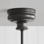 Lampadario lineare moderno LED Norli in metallo per soggiorno e camera da letto | Fioriscas