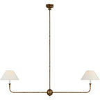 Lampadario lineare moderno LED Norli in metallo per soggiorno e camera da letto | Fioriscas