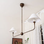 Lampadario lineare moderno LED Norli in metallo per soggiorno e camera da letto | Fioriscas
