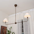 Lampadario lineare moderno LED Norli in metallo per soggiorno e camera da letto | Fioriscas