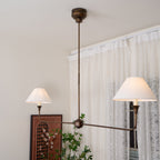 Lampadario lineare moderno LED Norli in metallo per soggiorno e camera da letto | Fioriscas