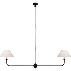 Lampadario lineare moderno LED Norli in metallo per soggiorno e camera da letto | Fioriscas