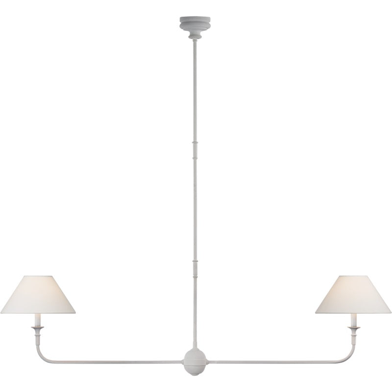 Lampadario lineare moderno LED Norli in metallo per soggiorno e camera da letto | Fioriscas